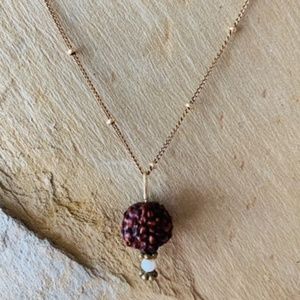 Prana Jewelry Rudraksha pearl necklace